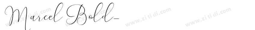 Marcel Bold字体转换
